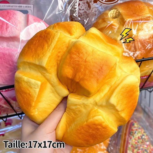Squishy pain quadrillé rond