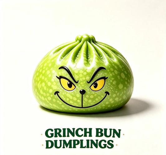 Squishy dumpling visage grimaçant