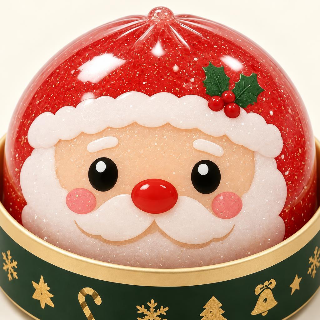 Squishy dumpling Père Noël — Vue détaillée