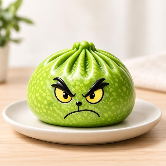 Squishy dumpling visage contrarié — Présentation du produit