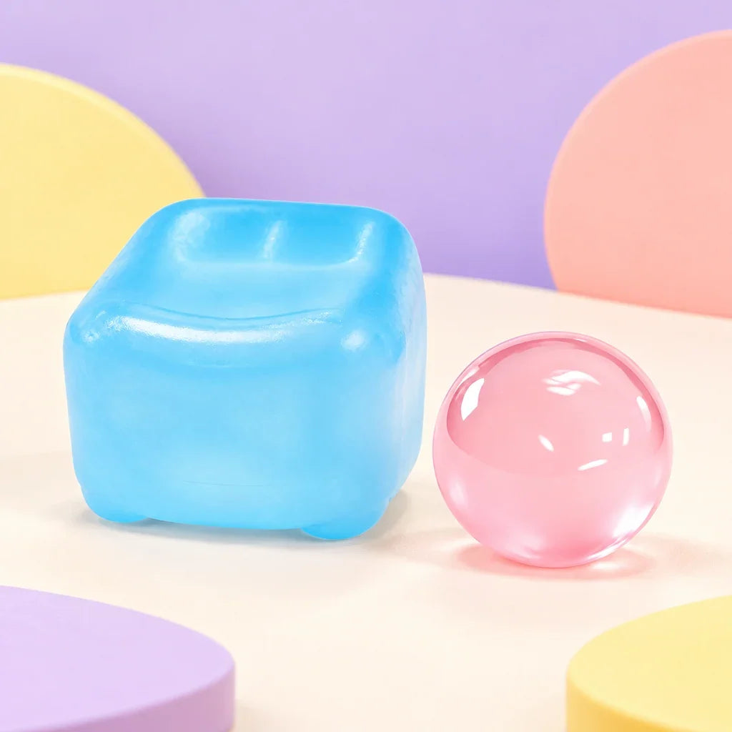Squishies boules et cubes