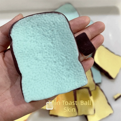 Coque vide en forme de toast