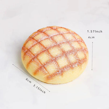 Squishy pain quadrillé rond
