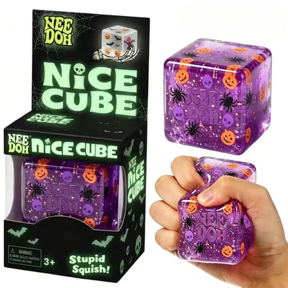 Squishy cube Halloween — araignées