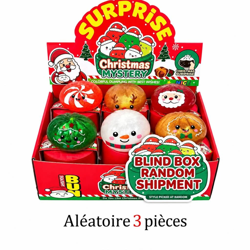 Dumplings Noël — modèles aléatoires