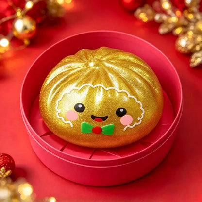 Squishy dumpling pain d’épices doré