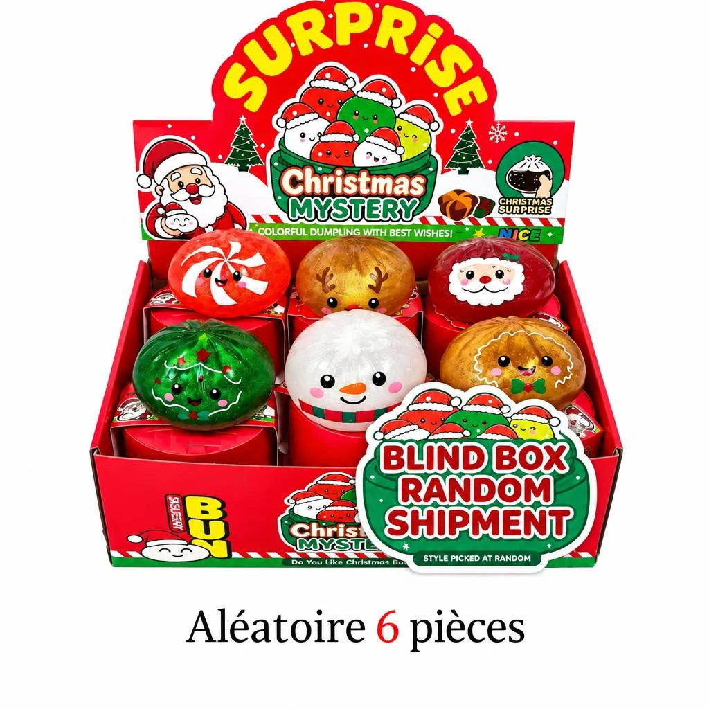 Dumplings Noël — modèles aléatoires