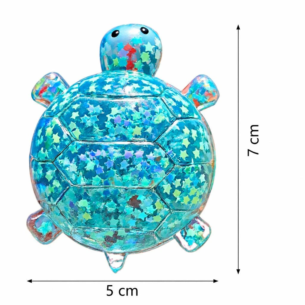 Squishy tortue pailletée