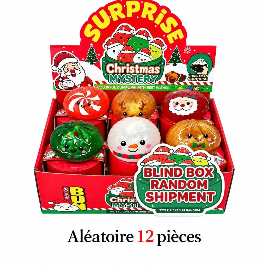 Dumplings Noël — modèles aléatoires