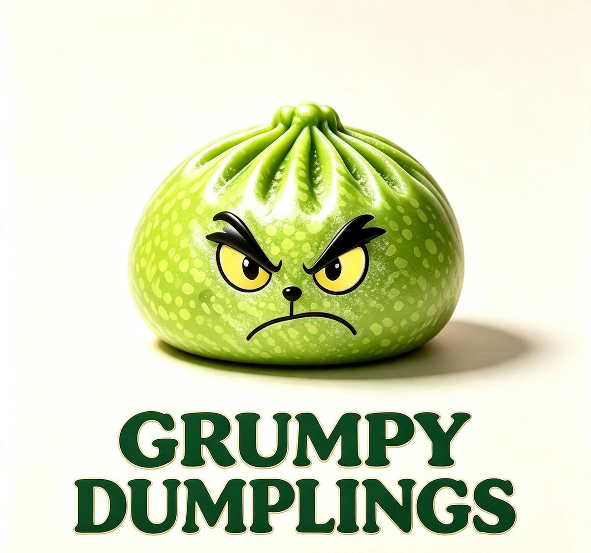 Squishy dumpling visage contrarié