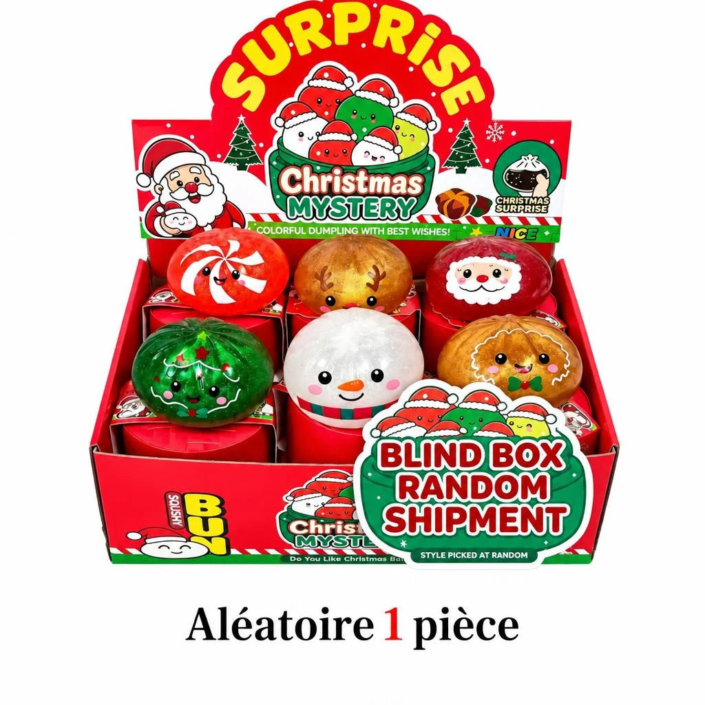 Dumplings Noël — modèles aléatoires