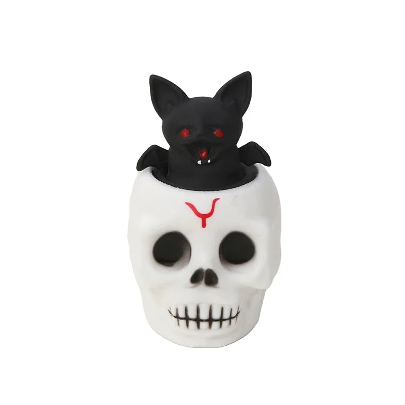 Squishy crâne avec chauve-souris