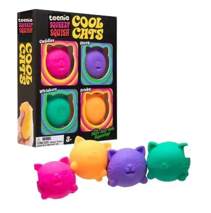 Coffret de quatre chats
