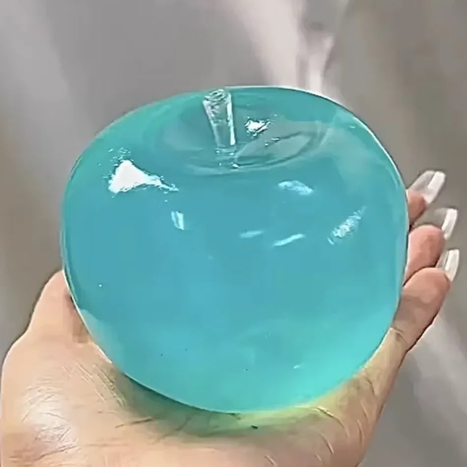 Squishy pomme transparente lisse