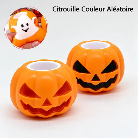 Squishy citrouille avec fantôme