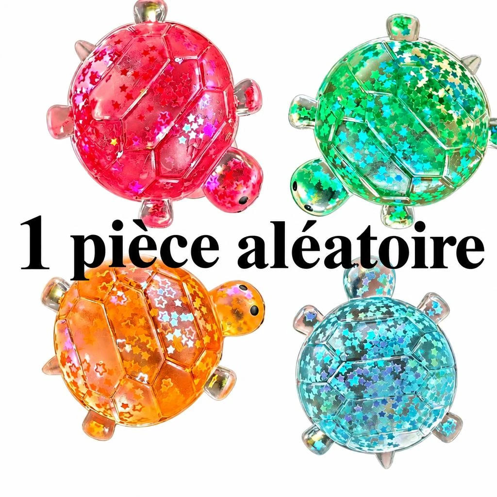 Squishy tortue pailletée