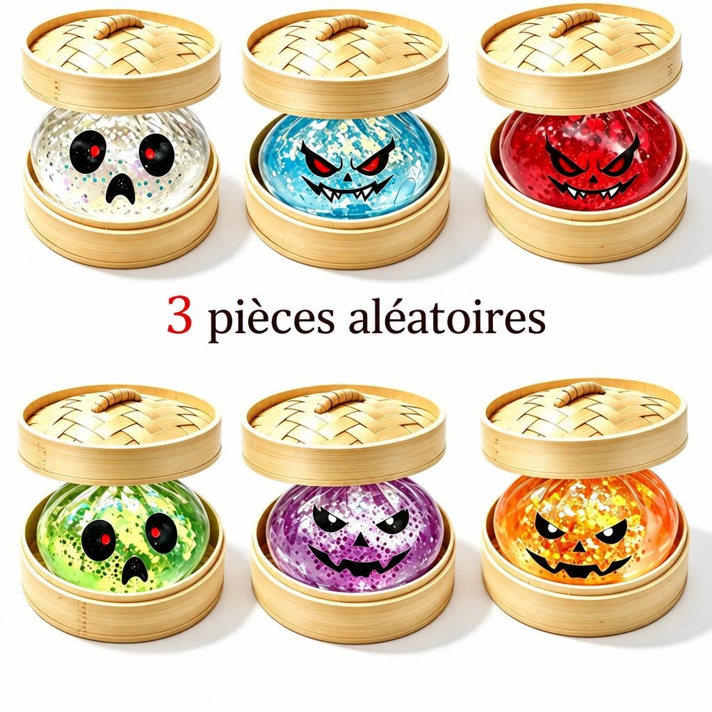 Dumplings Halloween — modèles aléatoires