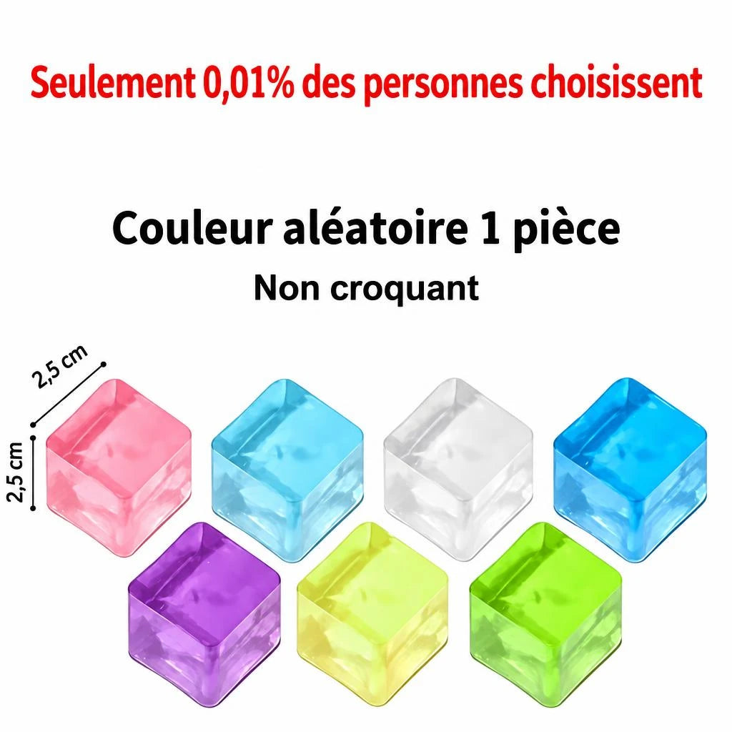 Squishy cube uni — couleur aléatoire