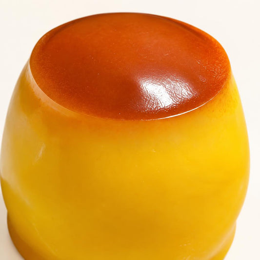 Squishy flan caramel — Vue détaillée