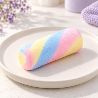 Squishy cylindre pastel — couleur aléatoire — Présentation du produit