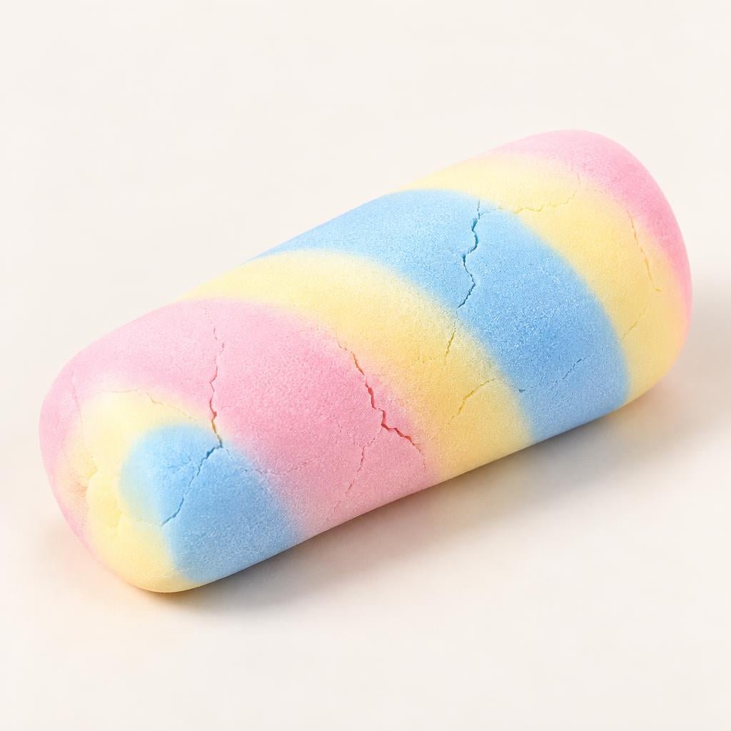 Squishy cylindre pastel — couleur aléatoire — Vue détaillée