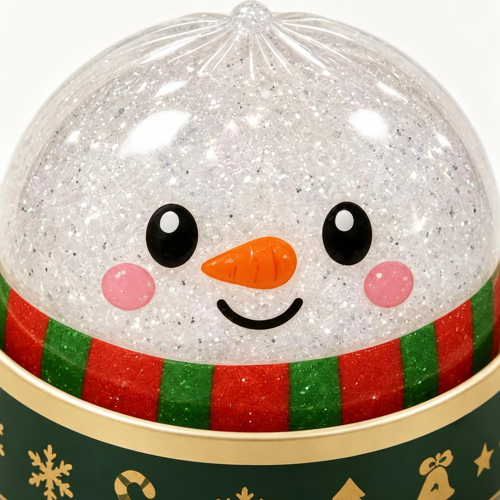 Squishy dumpling bonhomme de neige — Vue détaillée