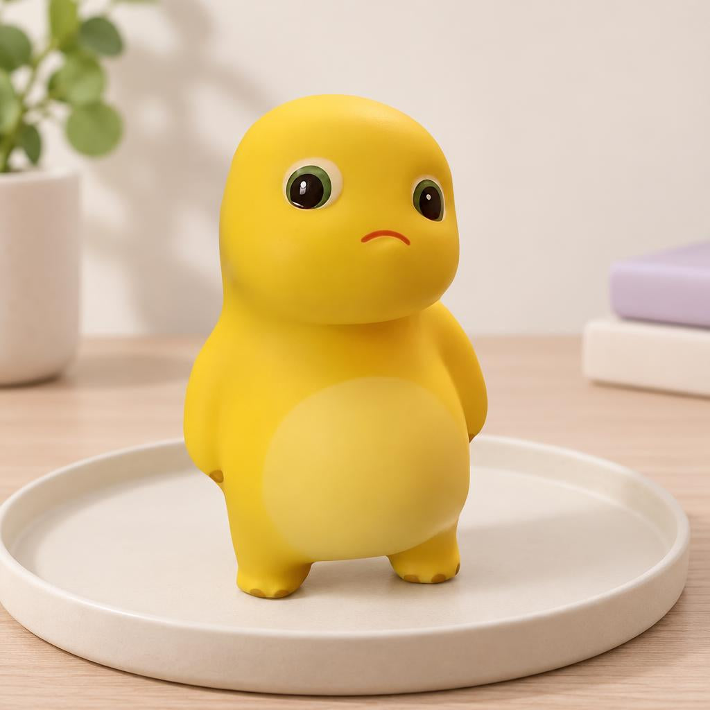 Squishy petit dragon jaune — Présentation du produit