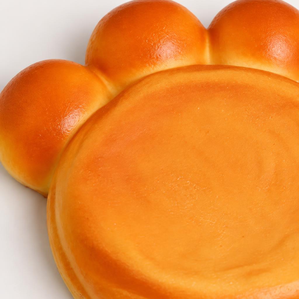 Squishy pain en forme de patte — Vue détaillée