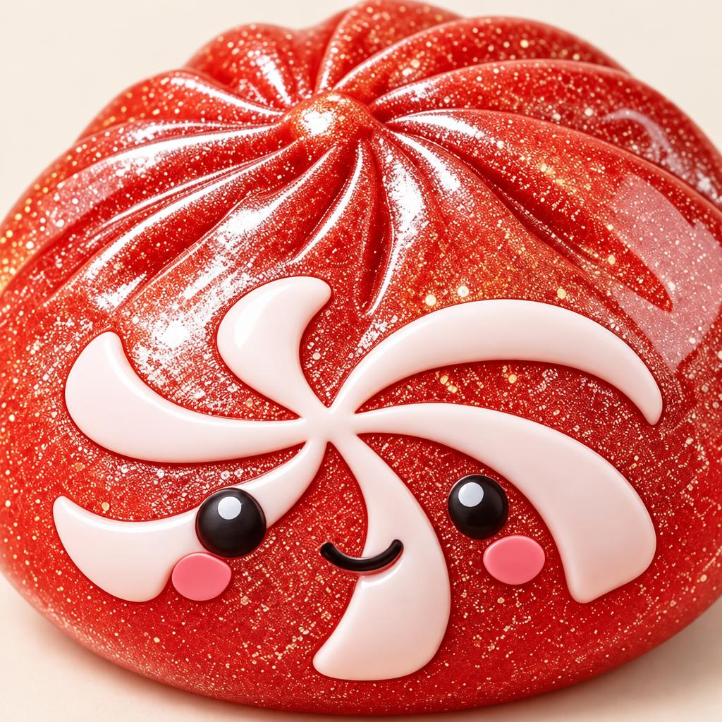 Squishy dumpling bonbon tourbillon — Vue détaillée