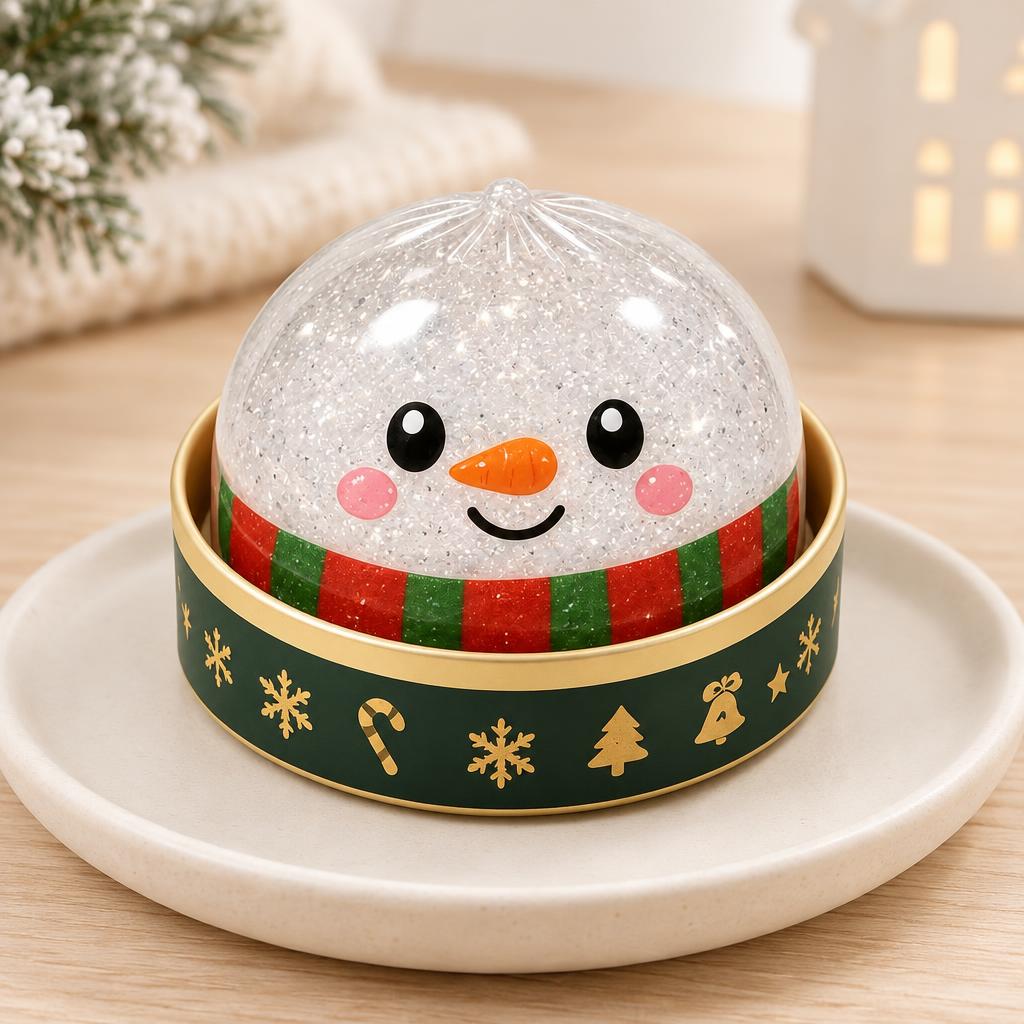 Squishy dumpling bonhomme de neige — Présentation du produit