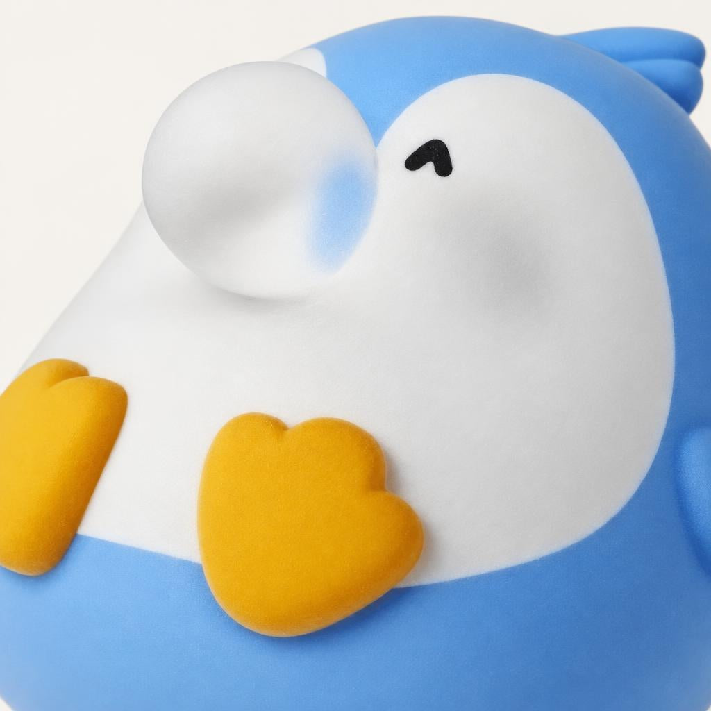 Squishy manchot — Vue détaillée
