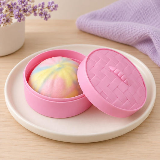 Squishy dumpling pastel — couleur aléatoire — Présentation du produit