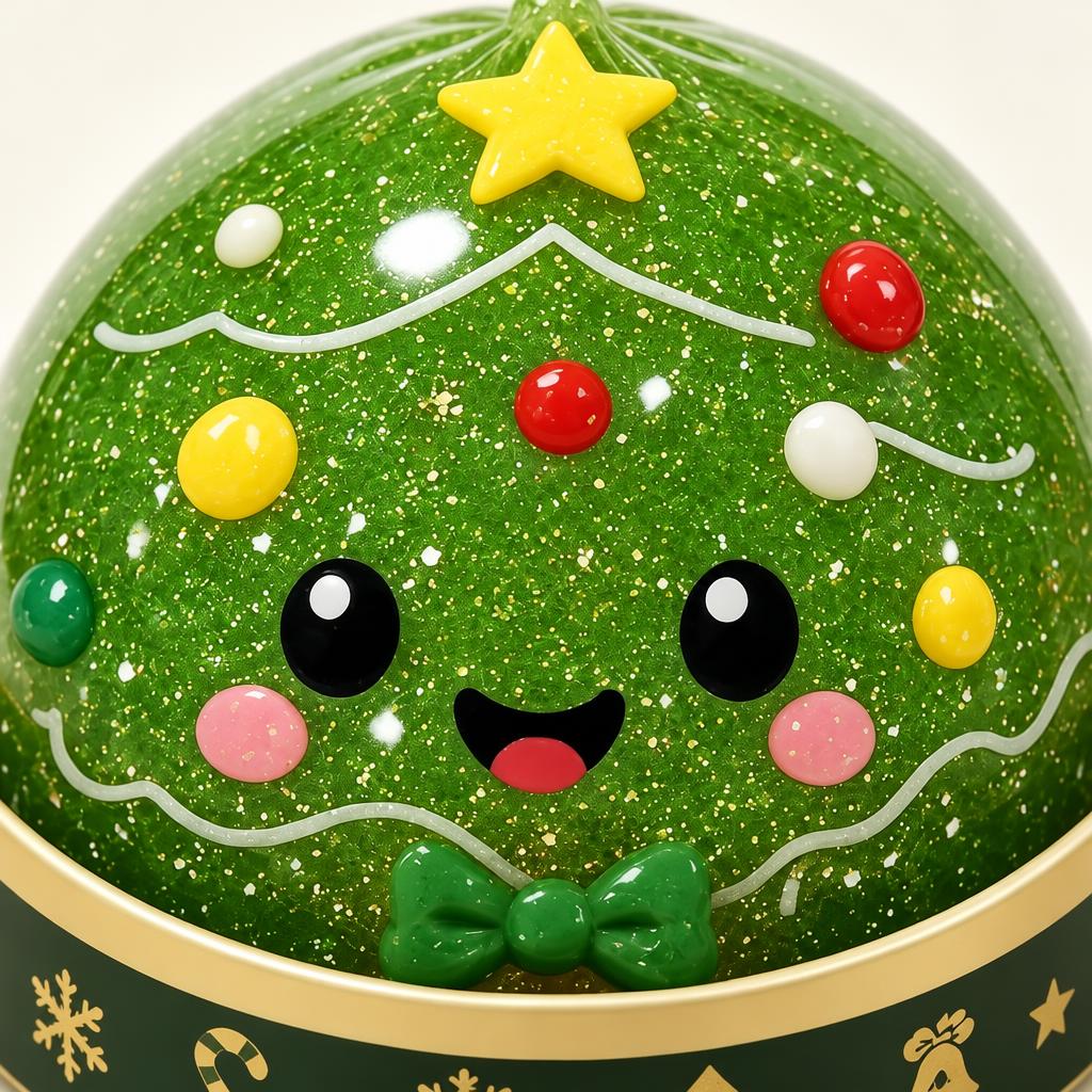 Squishy dumpling sapin — Vue détaillée