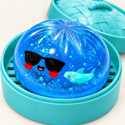 Squishy dumpling requin — Vue détaillée