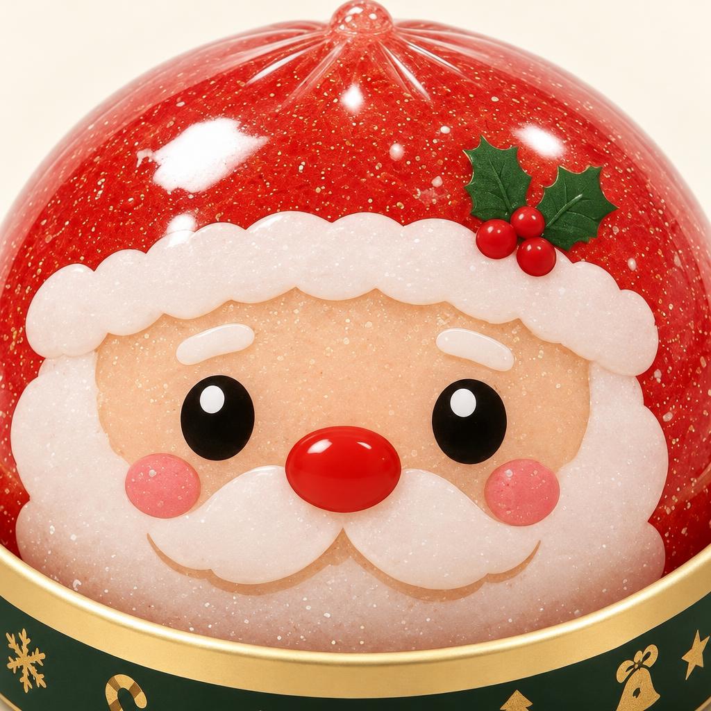 Squishy dumpling Père Noël — Vue détaillée