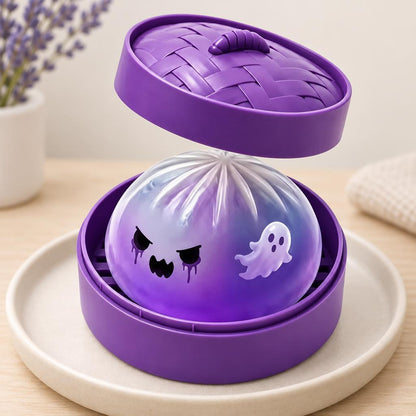 Squishy dumpling fantôme violet — Présentation du produit