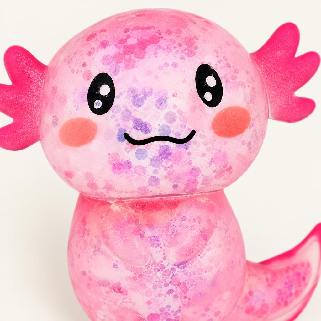 Squishy axolotl — couleur aléatoire — Vue détaillée