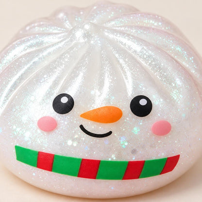 Squishy dumpling bonhomme de neige — Vue détaillée