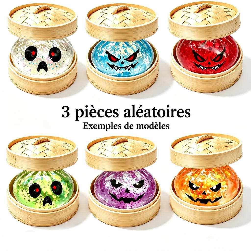 Dumplings Halloween — modèles aléatoires