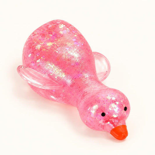 Squishy canard pailleté — couleur aléatoire — Vue entière du produit