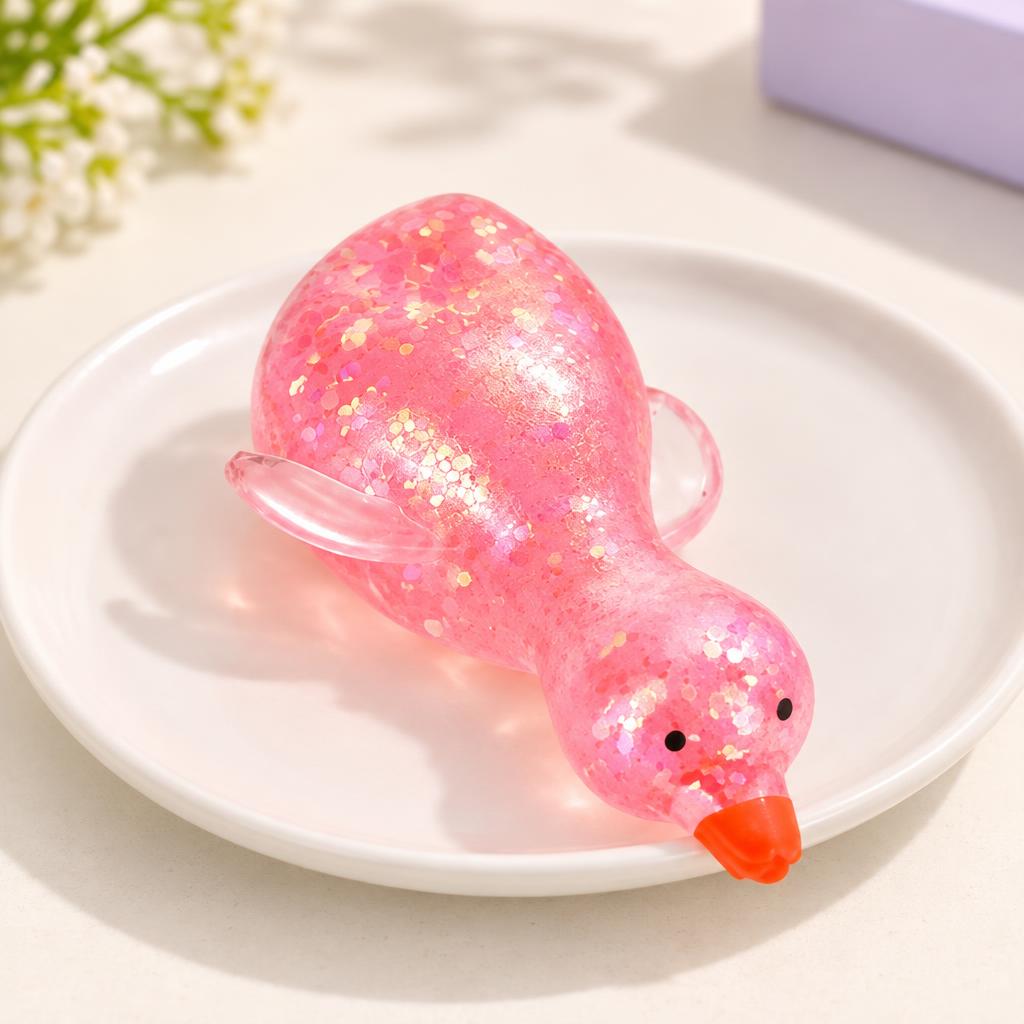 Squishy canard pailleté — couleur aléatoire