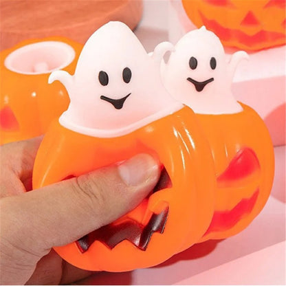 Squishy citrouille avec fantôme