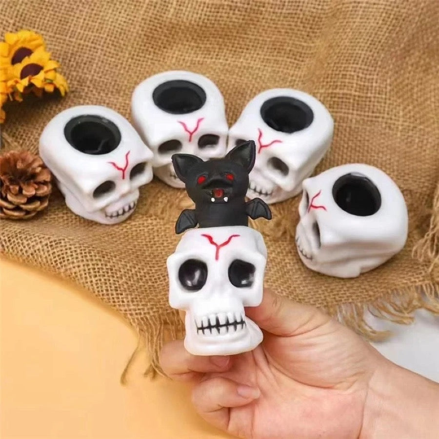 Squishy crâne avec chauve-souris