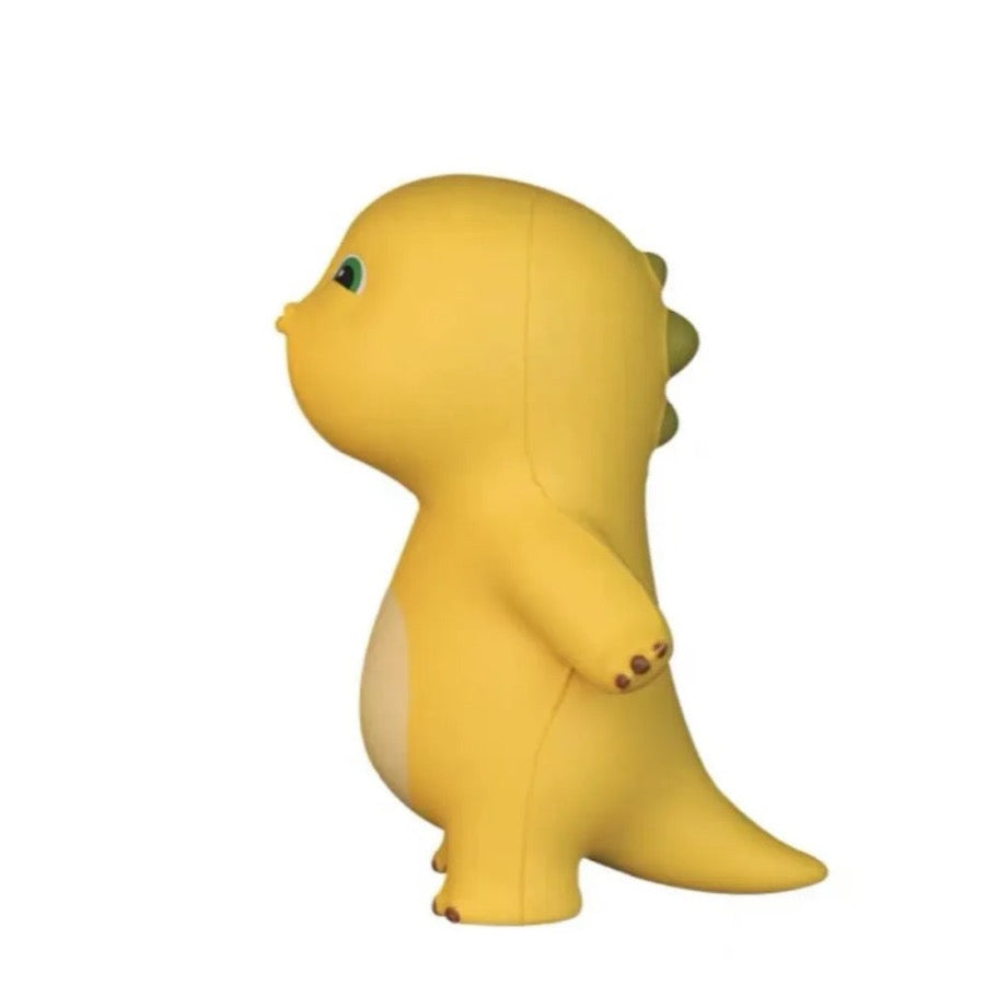 Squishy dragon jaune au ventre beige