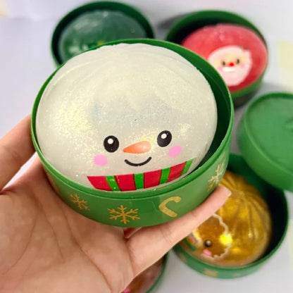 Squishy dumpling bonhomme de neige