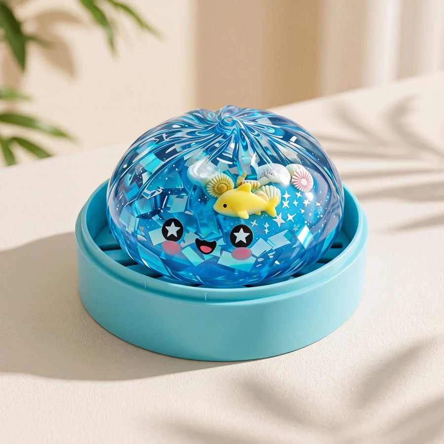 Squishy dumpling océan avec figurines