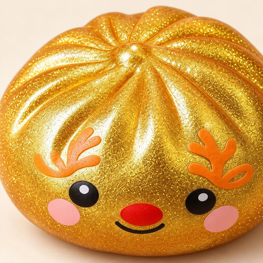 Squishy dumpling renne doré