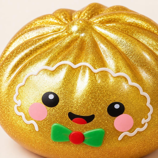 Squishy dumpling pain d’épices doré