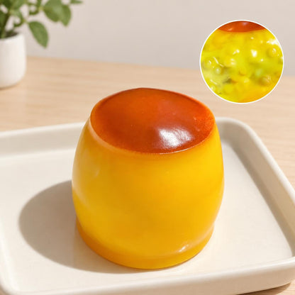 Squishy flan caramel