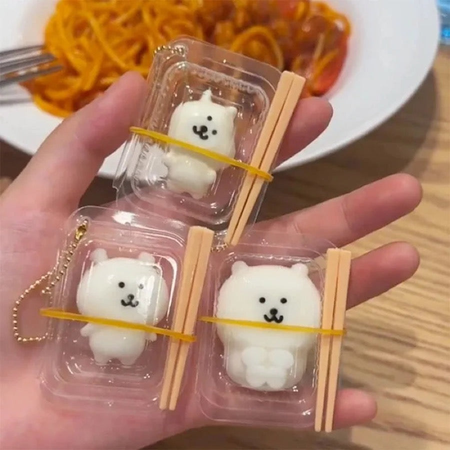 Squishy ours dans sa boîte